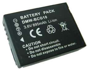 DMW BCG10E Battery for Panasonic Lumix TZ6 TZ7 TZ8 TZ10  