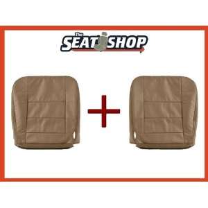  02 03 04 05 06 Ford F250/350 Med Parch Leather Seat Cover 