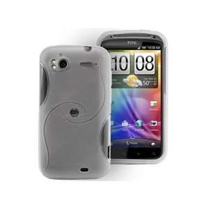  HTC Sensation 4G S Style TPU Rubber Gel Case   Clear Cell 