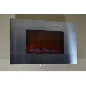   Panel Electric Fireplace Heater with Log GV 510GL