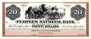 American Bank Note ABNC Montana 20 dollar bill  