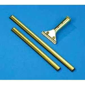   Window Squeegee Handle Brass Channel Case Pack 4