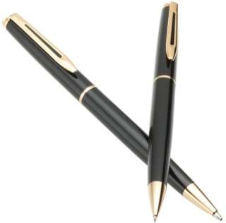   color black lacquer trim color gold ballpoint pen ink color black pen