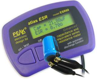 NEW Peak Atlas ESR Capacitor Passive Component Analyser Tester Meter 