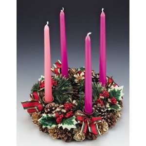  Holly & Berries Advent Wreath