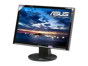    ASUS VW198T Black 19 5ms Widescreen LCD Monitor 300 cd 