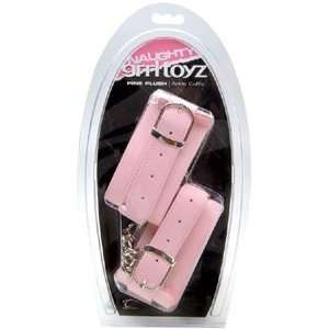  Grrl Toyz® Pink Plush Ankle Cuffs with Chain Health 