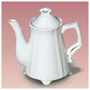  14 oz. Antique Shaped Porcelain White Teapot  Kitchen 