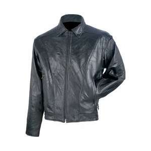  Diamond Plate Rock Design Genuine Buffalo Leather Jacket 