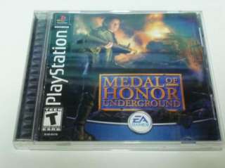   Honor Underground Playstation PS1 Game Black Label 014633142389  