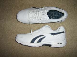 MENS REEBOK ATHLETIC SHOES SZ 15M NEW w/o TAGS WHITE BLUE LEATHER RB 