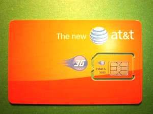 Lot NEW*** for Mobile Phones ATT At&t 3G Micro Sim Card  