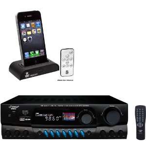  Pyle Stereo Receiver and iPod Dock Package   PT560AU 300 