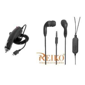  Rapid Car Auto Vehicle Charger+3.5mm Stereo Headset 