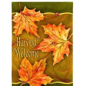 Harvest Welcome Fall Decorative Large House Flag 746851470516  