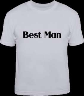 BEST MAN wedding stag night bachelor party T Shirt  