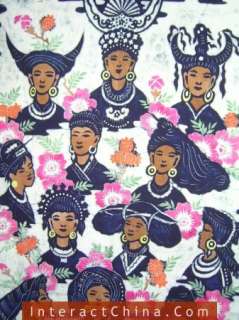 Aboriginal Ethnic Miao Hmong Wax Batik Art