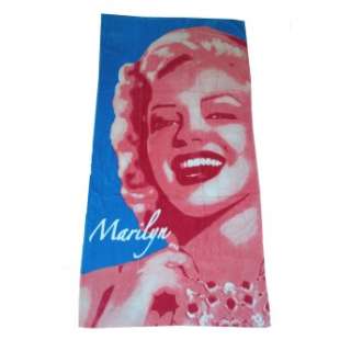 Marilyn Monroe Profile Pin Up Icon Beach Towel  