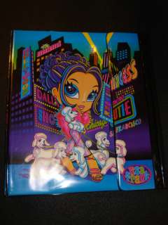 LISA FRANK COLORFUL, VIBRANT 3 RING BINDER NEW,NEVER USED. THESE WERE 