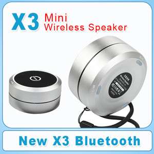 Brand New X3 Bluetooth Mini Wireless Speaker for Apple iPod iPhone 