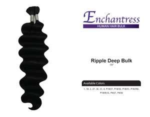Enchantress Ripple Deep Bulk 18   Premium Human Hair Braiding  
