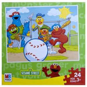  Sesame Street Baseball 24 Piece Jigsaw Puzzle 10 X 13 