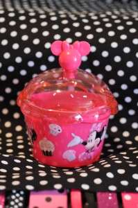 MINNIE Mouse plastic cupcake CONTAINER Party Favor BOX  