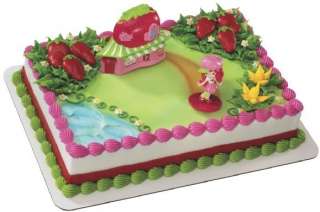 STRAWBERRY SHORTCAKE Cake Decoration Party Supplies Kit  