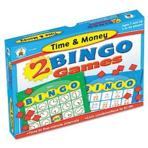   Publishing 2 Bingo Games, Time/Money, Ages 6 and Up: Office Products