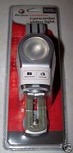 VIDEO LIGHT FOR SONY CANON JVC CAMCORDER CAMERA NIP  