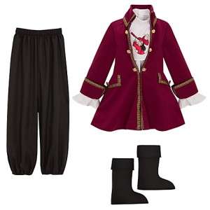 DISNEY PARKS Captain Hook Costume for Kids NEW SIZE XS 4/5  