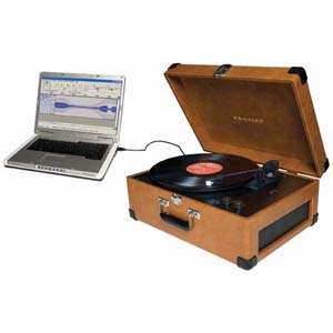 Crosley Keepsake USB Turntable & CD Recorder   Tan 710244224987  