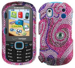 Samsung Intensity II Crystal Bling Cellphone Case Cover  