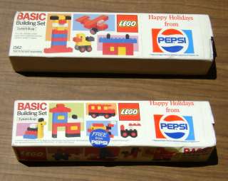 Pepsi 1985 Lego Basic Building Set #1562 Factory Sealed  