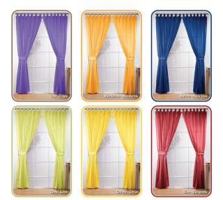 NEW Boys Childrens Blue Drapes Window Curtain Set 4pc  