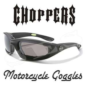 Choppers Sunglasses Men Motorcycle Goggles Black Brown  