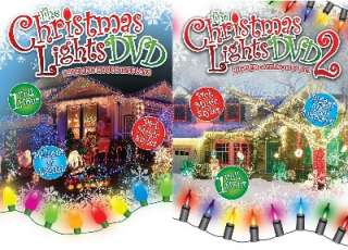 CHRISTMAS LIGHTS HOUSE DISPLAYS VOL 1 + 2 New 2 DVD  