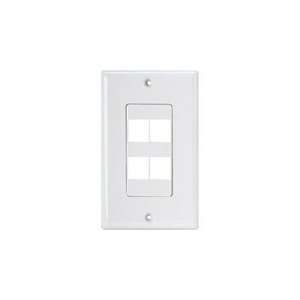   SCP 1 Socket Decora Faceplate   1 x Socket(s)   White