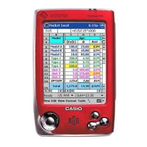  Casio Cassiopeia EM 500 Color Pocket PC (Red) Electronics