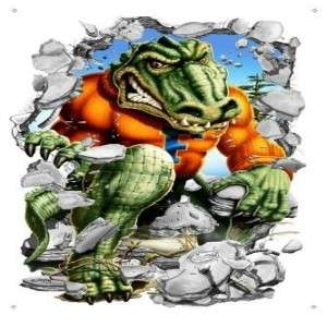 Florida Gators Wallcrasher Wall Decal   Mascot 16  