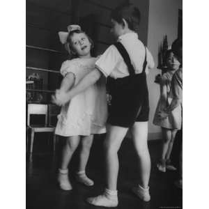  Russian Boys and Girls Dancing in Kindergarten 