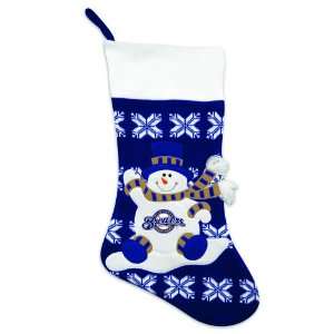   Brewers Snowman & Snowflake Christmas Stocking