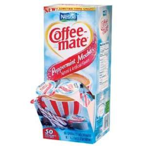 Coffee Mate Peppermint Mocha Creamer 50 count 3/8 fl oz single serve 