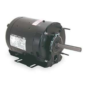 Condenser Fan Motor Single Phase   Resilient Base 1 hp, 1075 RPM, 208 