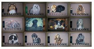 BREED SPECIFIC Decorative Dog Door Mats    in The USA 