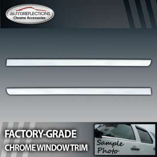 2000 2006 GMC Sierra Reg Cab 2pc Chrome Window Trim  