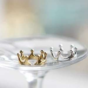  Princess Fashion Style Gold Crown Ring 