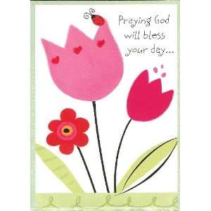  Tulips Valentine Cards with Scripture   Package of 10 