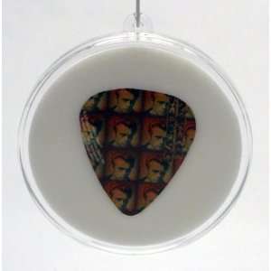 James Dean Guitar Pick #5 With MADE IN USA Christmas Ornament Capsule