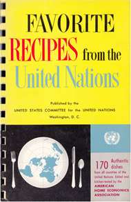   Recipes from the United Nations by American Home Economics Association
